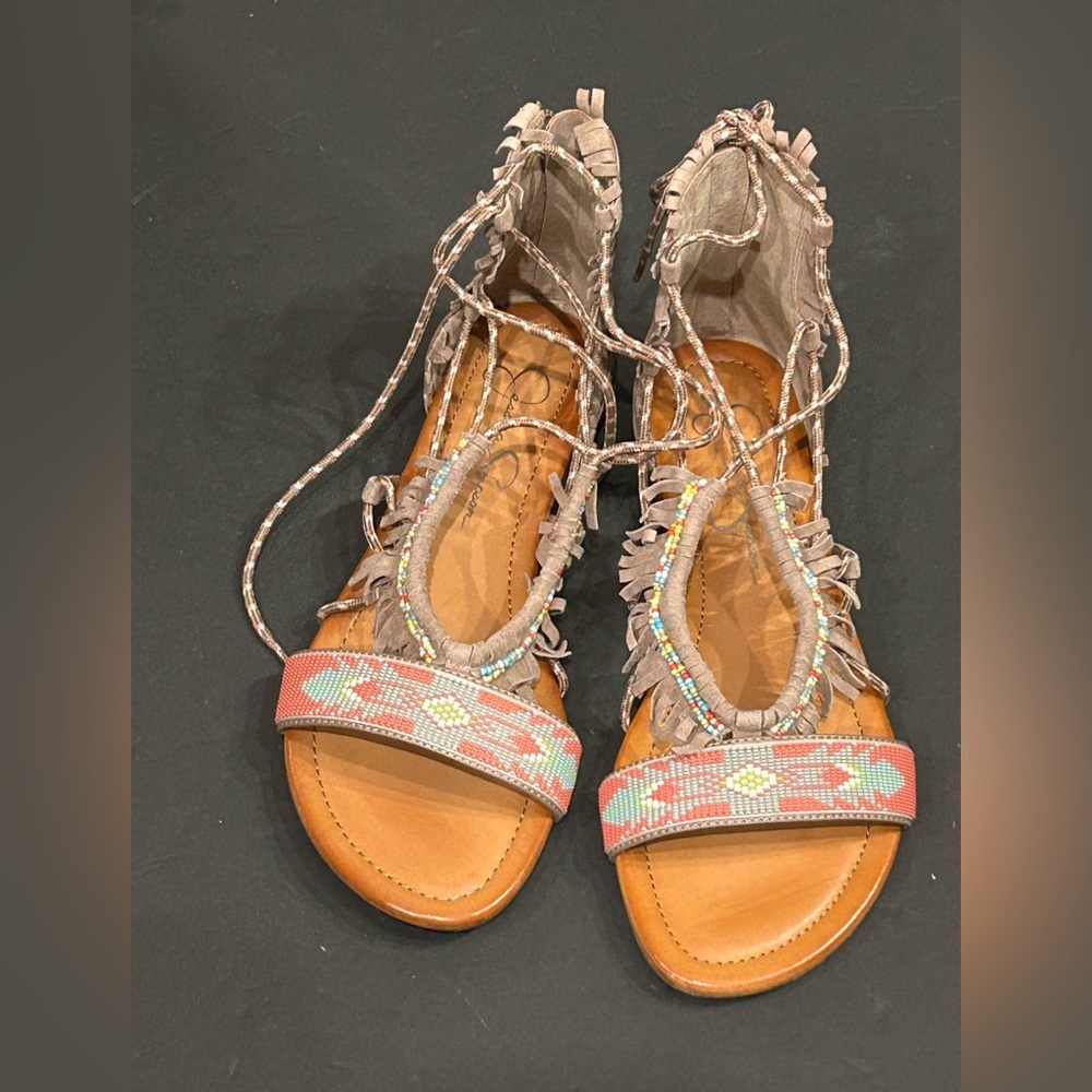 Jessica Simpson Indian Strapped Sandals tsn New size 8.5